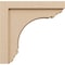 Ekena Millwork 4"W x 16"D x 16"H Thin Warren Rough Cedar Woodgrain TimberThane Corbel, Primed Tan CORUR04X16X16WARRCPR - alternate 2